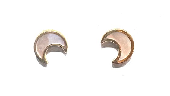 Ohrringe CP gioielli Dame 9K in Gelbgold Madreperla 9K LUNE M.PERLA CP UQ/N 0.60 G - 9K LUNE M.PERLA CP UQ/N 0.60 G